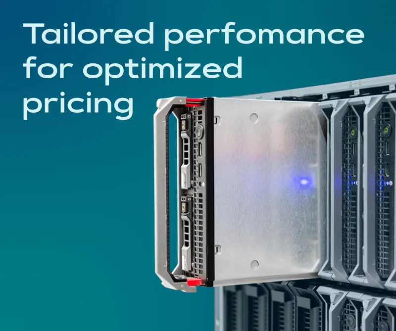 Tailored performance for optimized pricing. Cheap VPS in Sunetix cloud hosting